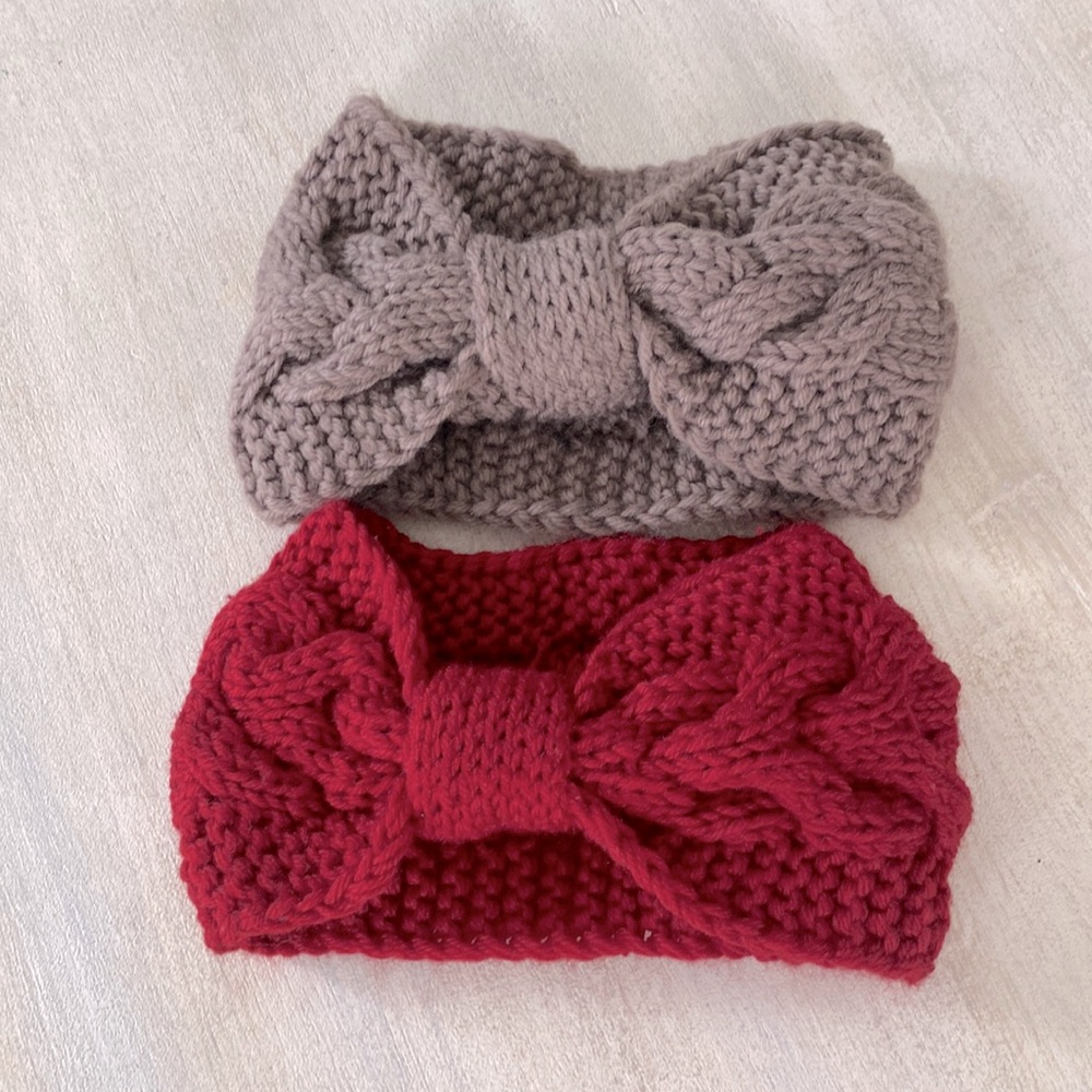 NWOT knit headband scarf winter ear warmers
